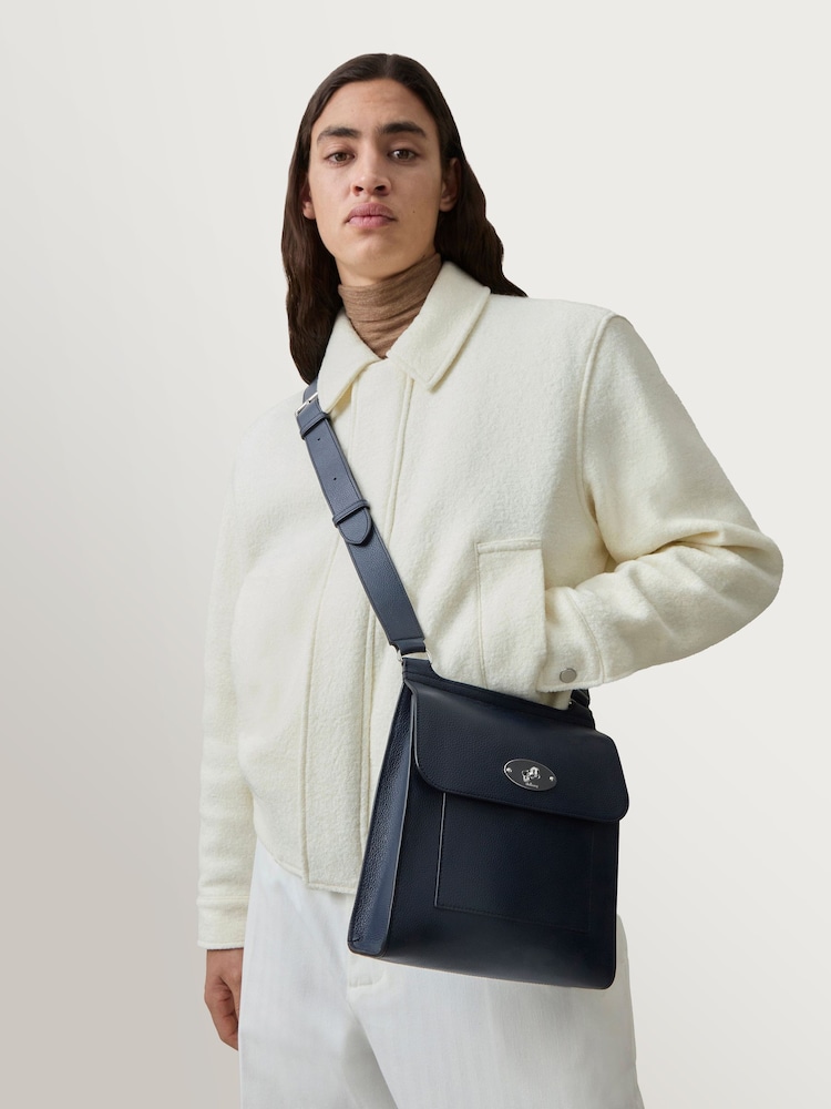 Mulberry Blue Antony Small Classic Grain Bag - Image 7 of 7