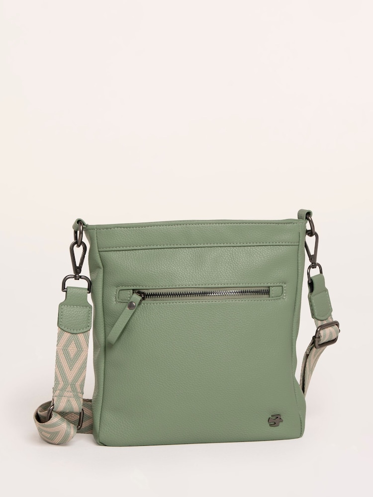 Brakeburn Green Sierra Cross-Body Bag - Image 4 of 4 Brakeburn Green Sierra Cross-Body Bag - Image 4 of 4