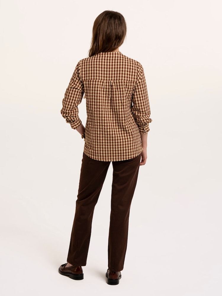 Brakeburn Natural Fiorella Shirt - Image 2 of 6 Brakeburn Natural Fiorella Shirt - Image 2 of 6
