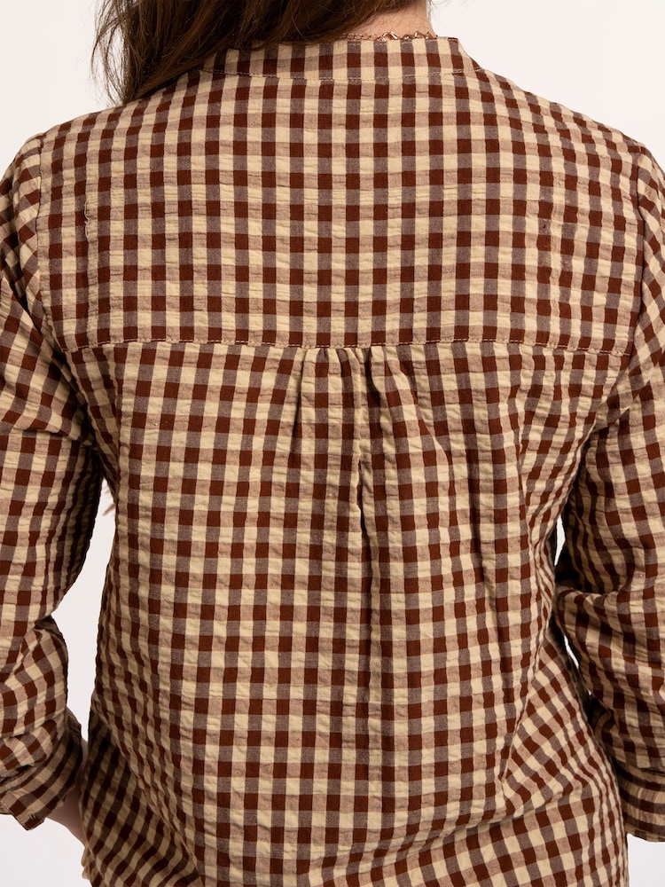 Brakeburn Natural Fiorella Shirt - Image 6 of 6 Brakeburn Natural Fiorella Shirt - Image 6 of 6