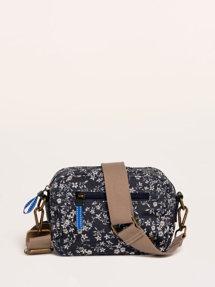 Brakeburn Blue Sabine Box Cross-Body Bag - Image 1 of 6 Brakeburn Blue Sabine Box Cross-Body Bag - Image 1 of 6