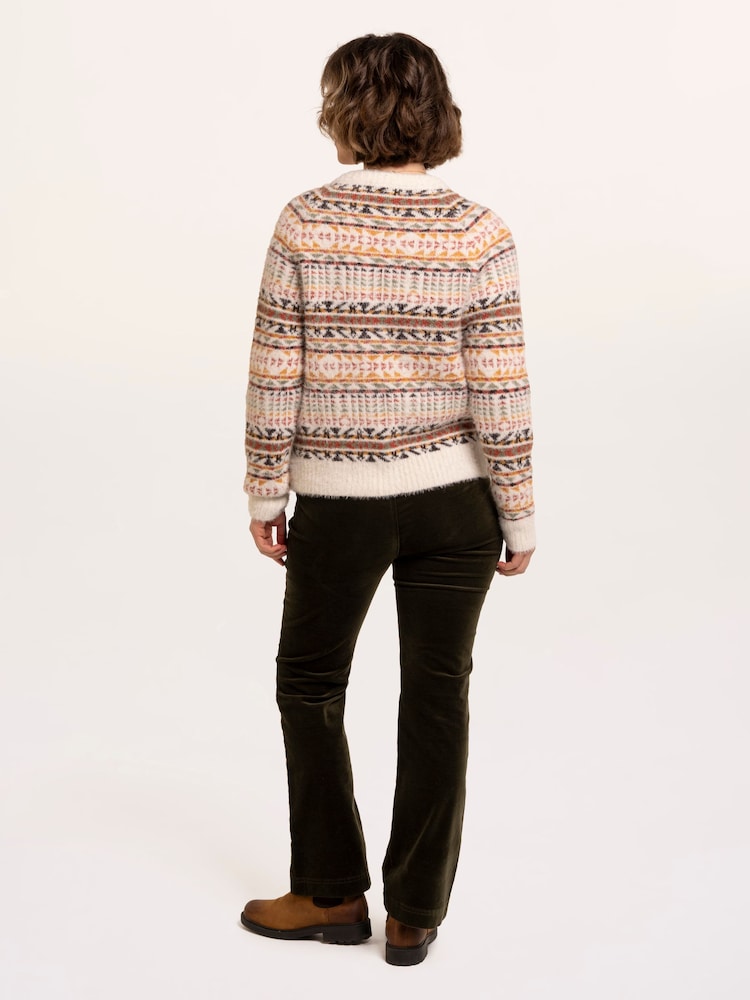 Brakeburn Black Gertrud Intarsia Knitted Cardigan - Image 2 of 6