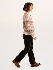 Brakeburn Black Gertrud Intarsia Knitted Cardigan - Image 3 of 6