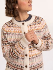 Brakeburn Black Gertrud Intarsia Knitted Cardigan - Image 4 of 6