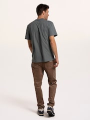 Green Hammersmith Outdoors - Brakeburn Printed Cotton T-Shirt - Bild 2 av 6