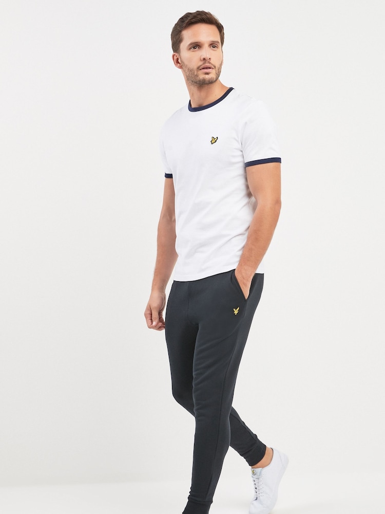 Lyle & Scott Black Cotton Joggers - Image 3 of 6