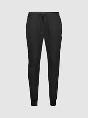 Lyle & Scott Black Cotton Joggers - Image 6 of 6