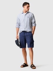Rodd & Gunn Blue Palmers Island Cargo Shorts - Image 3 of 5