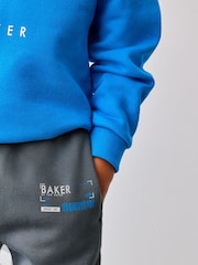 Baker by Ted Baker Blue Graphic Sweater and Joggers Set - Image 9 of 10