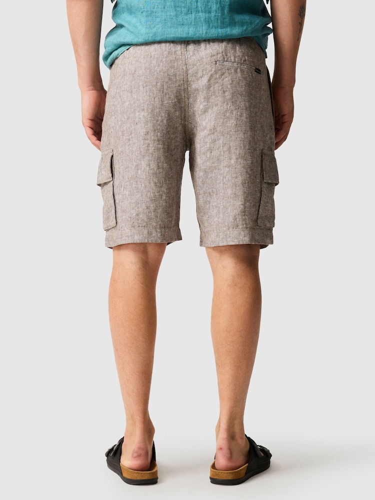 Rodd & Gunn Natural Palmers Island Cargo Shorts - Image 2 of 5