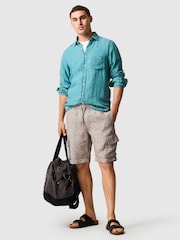Rodd & Gunn Natural Palmers Island Cargo Shorts - Image 3 of 5