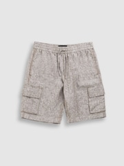 Rodd & Gunn Natural Palmers Island Cargo Shorts - Image 4 of 5