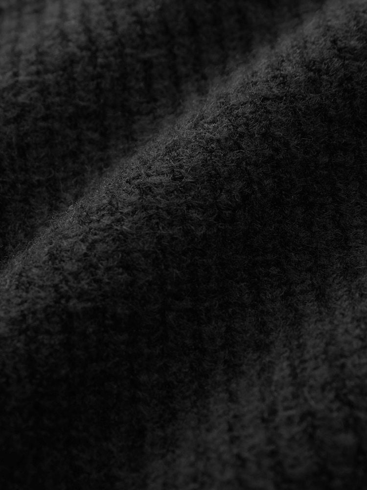 Black Embellished Crochet High Neck Jumper - Image 7 of 7