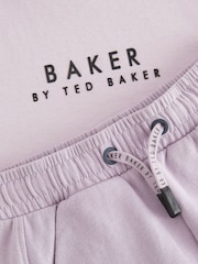 Lila vijolična - Baker by Ted Baker mornarsko moder/bela 100% bombaž majica in kratke hlače - Slika 3 iz 12