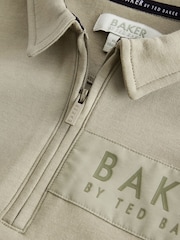 Baker by Ted Baker Khaki Green Polo Shirt and Joggers Set - Image 12 of 13