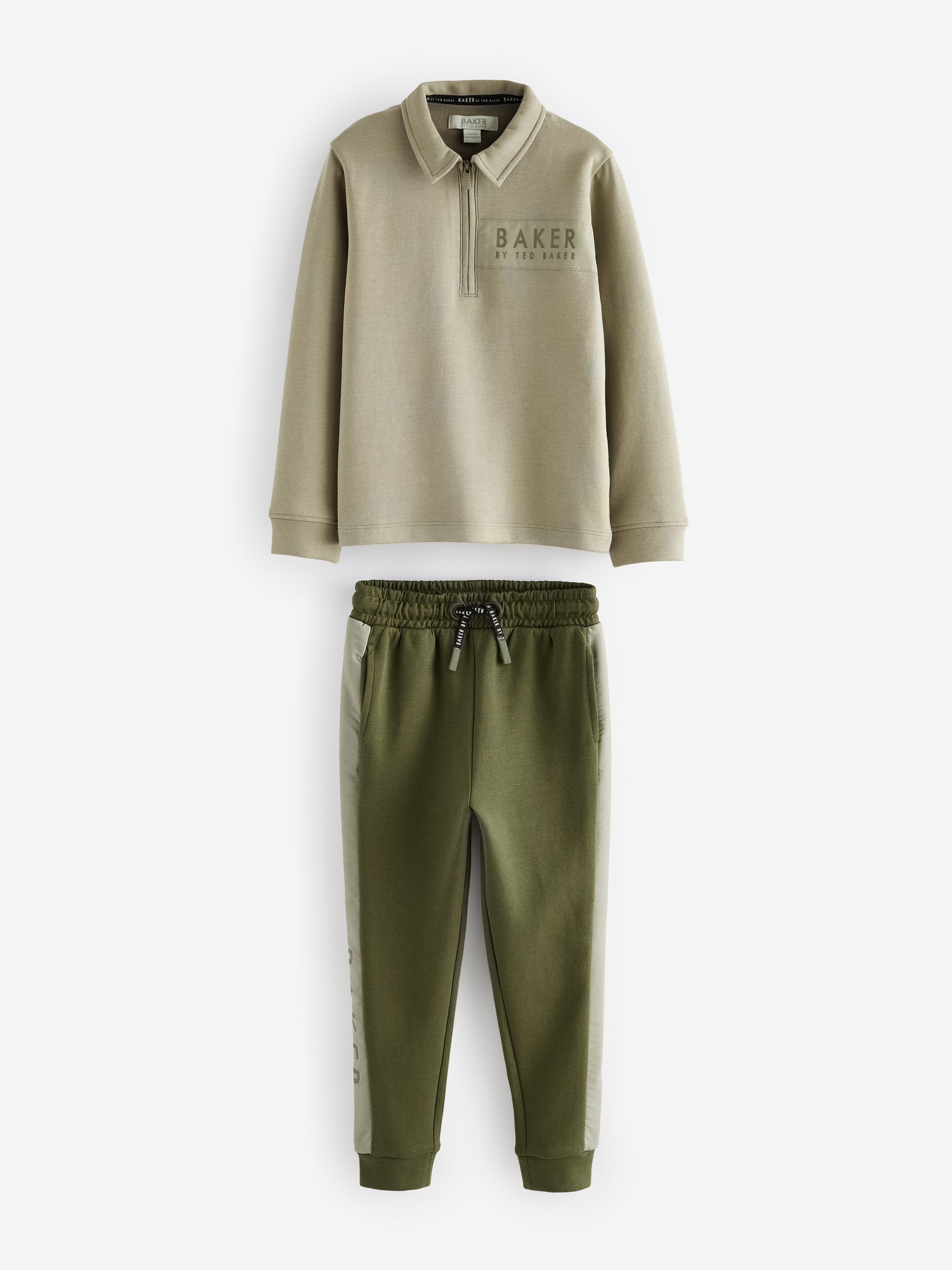 注目の福袋！ Buy Baker by Ted Baker Khaki Green Polo Shirt and Joggers ジャケット・アウター