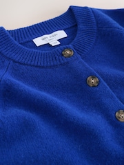 Cobalt Blue N.Premium Merino Wool Cardigan - Image 3 of 3