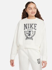 Nike White Trend Crew Neck T-Shirt - Image 1 of 4