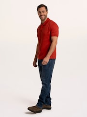 Brakeburn Brown Saintbury Pique Polo Shirt - Image 3 of 6