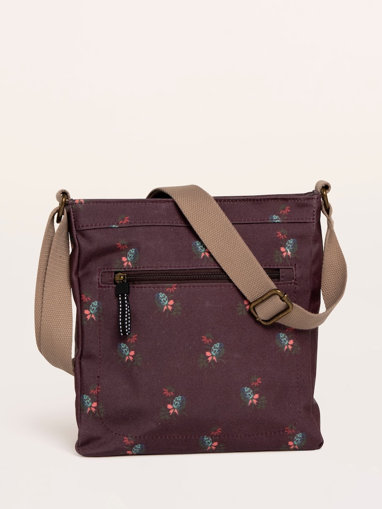 Brakeburn Natural Sierra Hazelwood Printed Cross-Body Bag - Image 1 of 5 Brakeburn Natural Sierra Hazelwood Printed Cross-Body Bag - Image 1 of 5