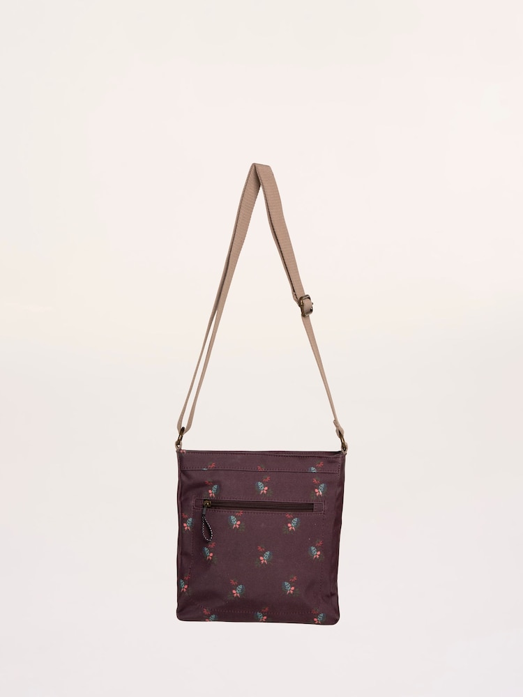 Brakeburn Natural Sierra Hazelwood Printed Cross-Body Bag - Image 5 of 5 Brakeburn Natural Sierra Hazelwood Printed Cross-Body Bag - Image 5 of 5
