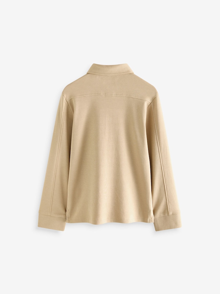 Baker by Ted Baker Shirt Long Sleeves 100% Cotton Polo Shirt - Image 2 of 4