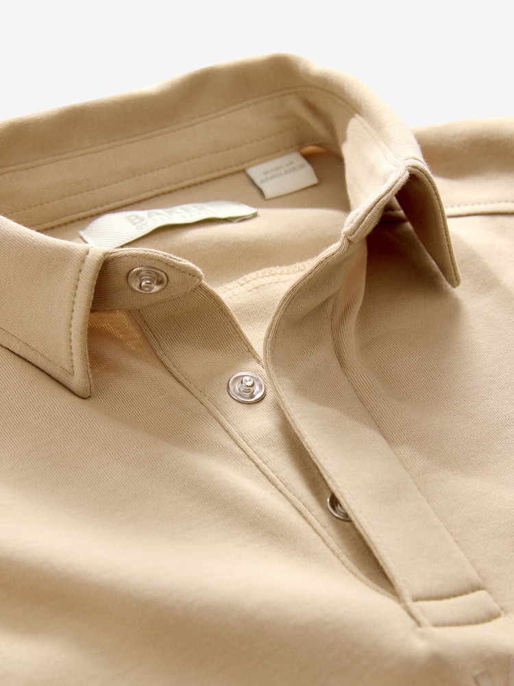Baker by Ted Baker Shirt Long Sleeves 100% Cotton Polo Shirt - Image 4 of 4