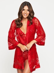 Ann Summers Red Enlightening Lace Cami Set - Image 3 of 5