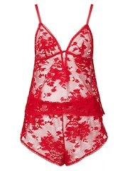 Ann Summers Red Enlightening Lace Cami Set - Image 5 of 5