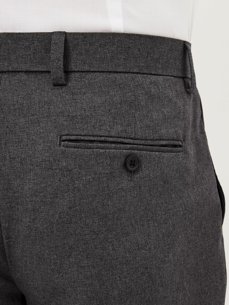 Grau - Maschinenwaschbare, elegante Hose ohne Bundfalte - Bild 7 von 7 Grau - Maschinenwaschbare, elegante Hose ohne Bundfalte - Bild 7 von 7