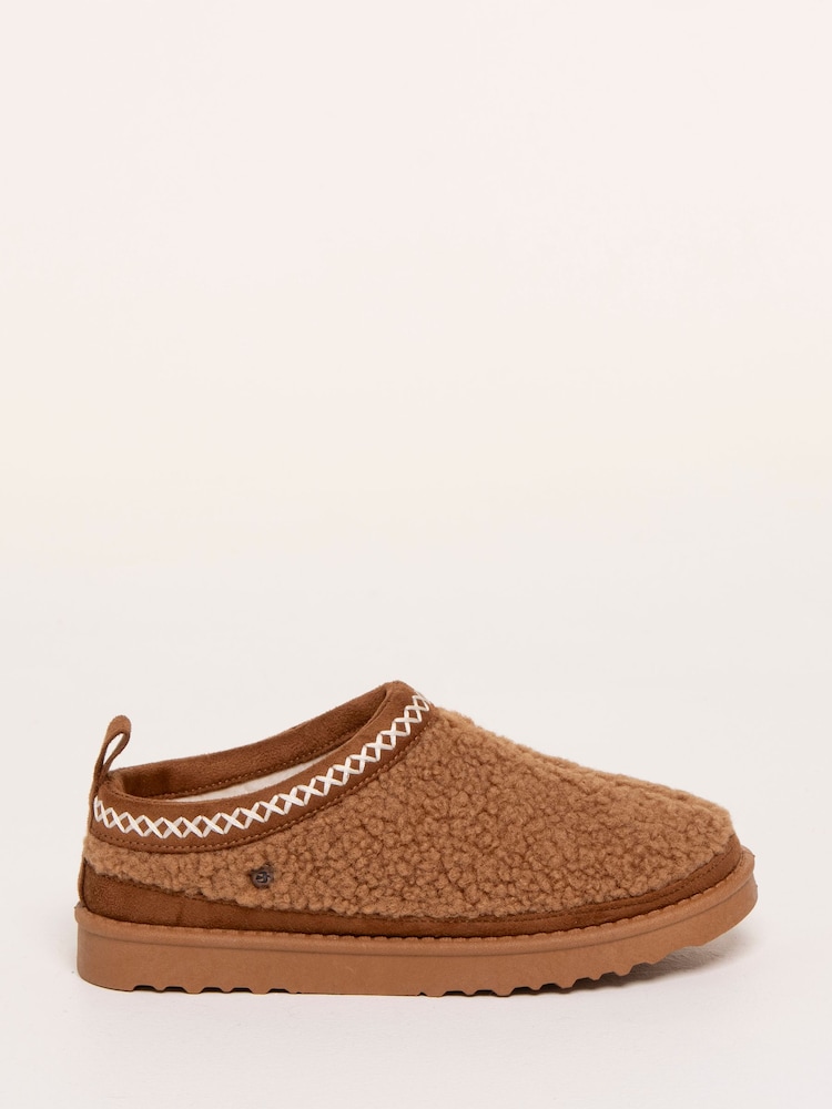 Brakeburn Brown Meadow Slippers - Image 1 of 5