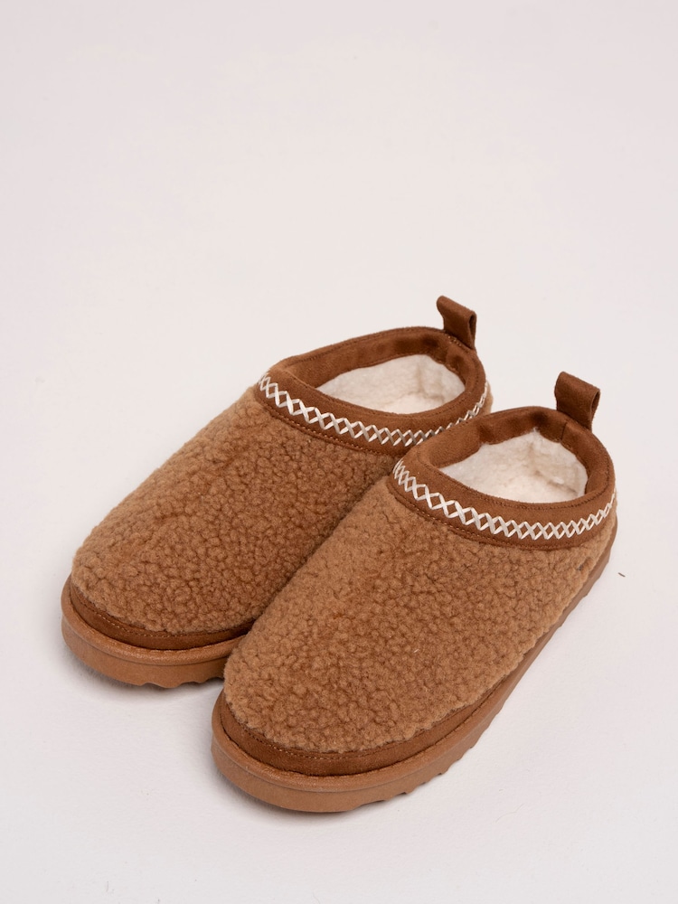 Brakeburn Brown Meadow Slippers - Image 2 of 5