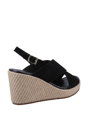 Schwarz - Hush Puppies Perrie Sandalen mit Keilabsatz - Bild 3 von 4