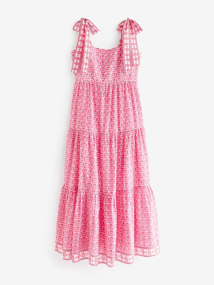 Aspiga Tabitha Maxikleid aus 100 % Baumwolle - Bild 6 von 6