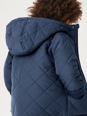 Marineblau/blau - Steppjacke aus Teddyfleece mit Futter (3 Monate – 7 Jahre) - Bild 4 von 7