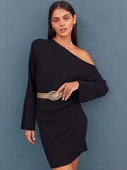 Gold Sparkle Cover Buckle Regular Belt - Image 1 of 6