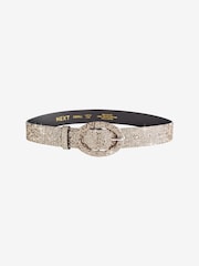 Gold Sparkle Cover Buckle Regular Belt - Image 5 of 6