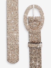 Gold Sparkle Cover Buckle Regular Belt - Image 6 of 6