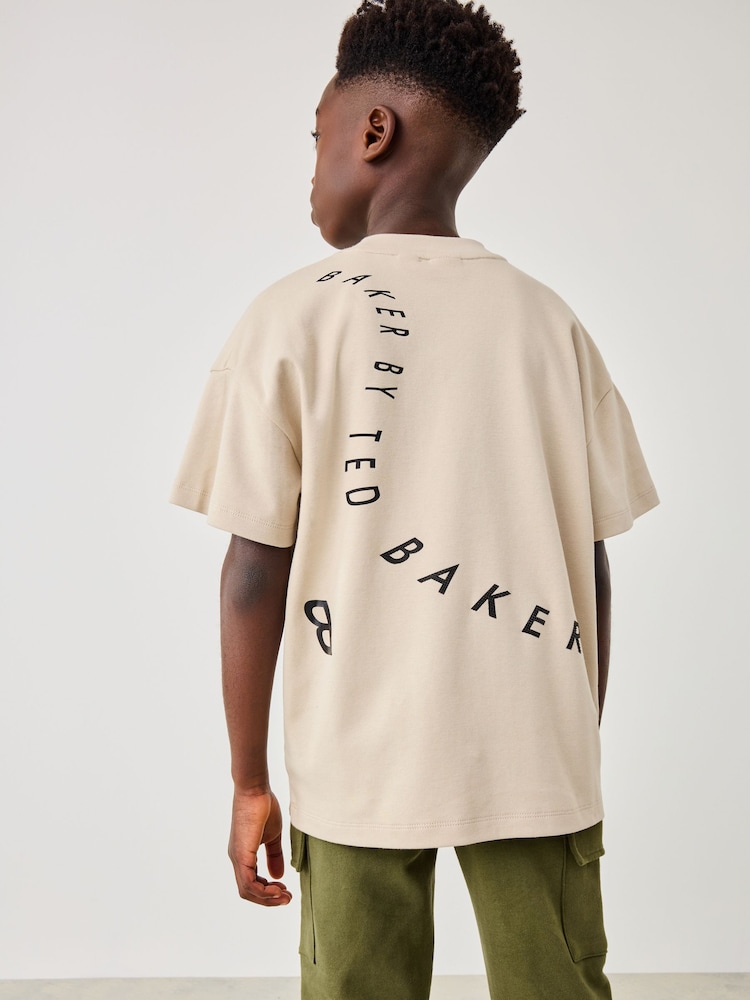 Baker by Ted Baker Graphic 100% Cotton T-Shirt and Joggers Set - Image 2 of 12