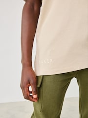 Baker by Ted Baker Graphic 100% Cotton T-Shirt and Joggers Set - Image 6 of 12