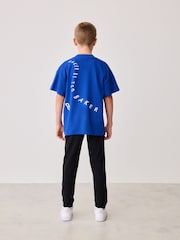 Azul - Conjunto de camiseta gráfica y pantalones de chándal 100% algodón de Baker by Ted Baker - Imagen 3 de 15