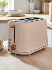 Tower Pink Scandi 2 Slice Toaster 800W - Image 1 of 4