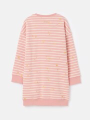 Joules Poppy Pink Striped Sweater Dress - Image 2 of 5