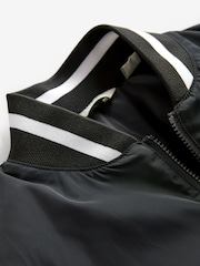 Baker by Ted Baker Nylon Bomber Black Jacket - Bild 10 von 11