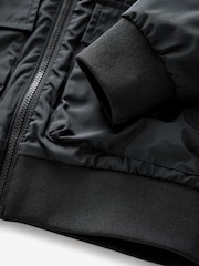 Baker by Ted Baker Nylon Bomber Black Jacket - Bild 11 von 11