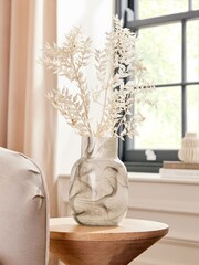 Natural Swirl Glass Vase - Image 1 of 3