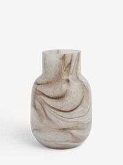 Natural Swirl Glass Vase - Image 2 of 3