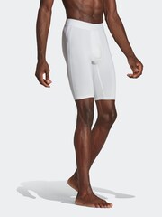 adidas White Techfit AEROREADY Short Tights - Image 3 of 6