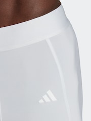 adidas White Techfit AEROREADY Short Tights - Image 4 of 6