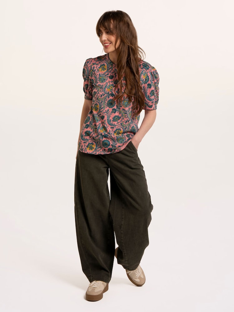 Brakeburn Pink Lily Blouse - Image 1 of 6 Brakeburn Pink Lily Blouse - Image 1 of 6